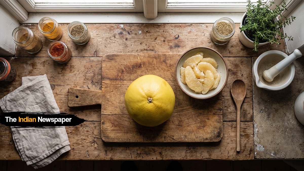 पोमेलो (Pomelo / चकौतरा): बड़ा साइट्रस फल – विटामिन C का शक्तिशाली स्रोत