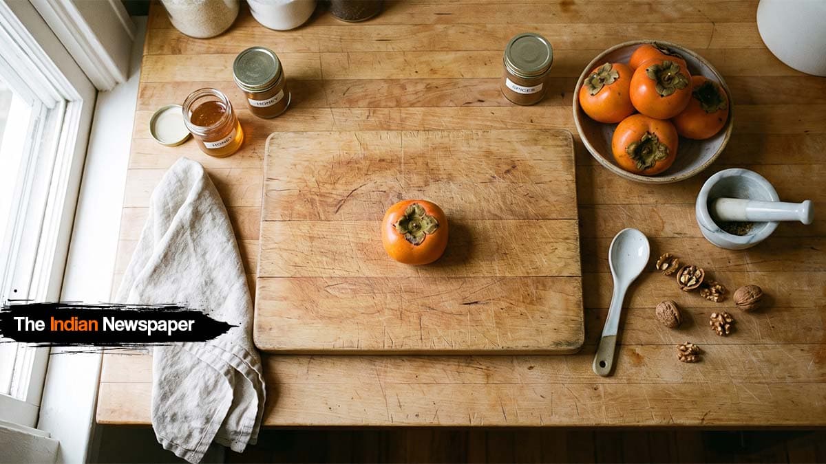 पर्सिमॉन (Persimmon): मीठा और नरम जापानी फल – विटामिन A और फाइबर का नारंगी खजाना