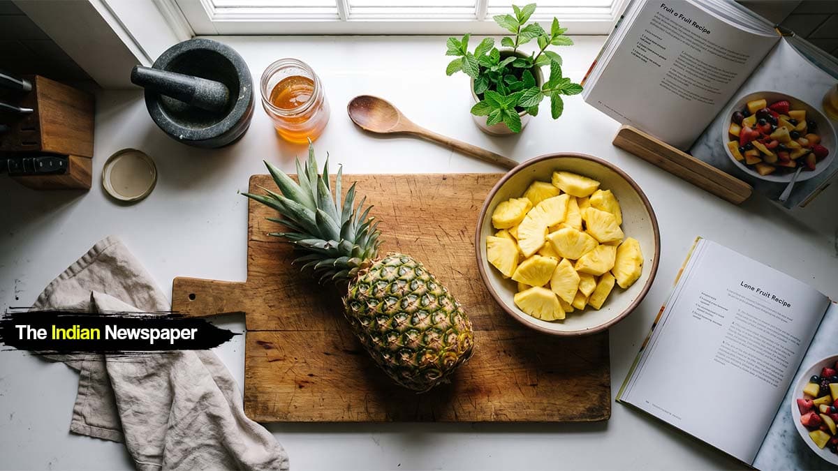 अनानास (Pineapple): खट्टा-मीठा ट्रॉपिकल राजा – ब्रोमेलेन, विटामिन C और पाचन का पावरहाउस
